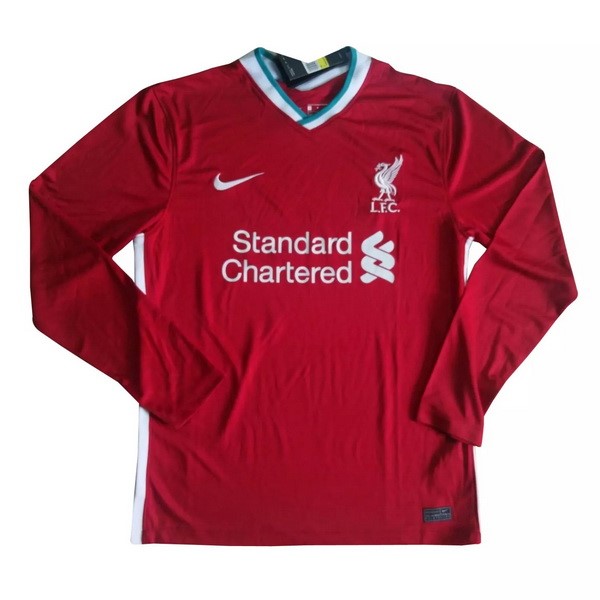 Tailandia Camiseta Liverpool 1ª ML 2020 2021 Rojo